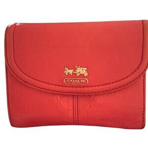 Coach Madison Leather Flap Wallet